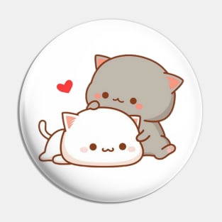 Cat and Dog Pin