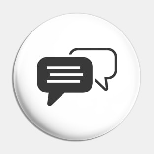 Messaging symbol Pin