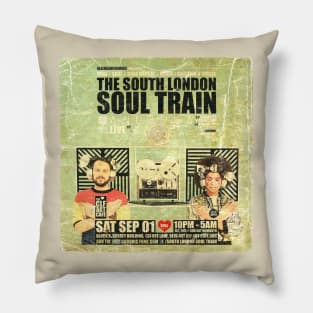 POSTER TOUR - SOUL TRAIN THE SOUTH LONDON 57 Pillow