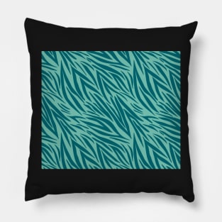 Modern Animal Skin Pattern Zebra Pillow