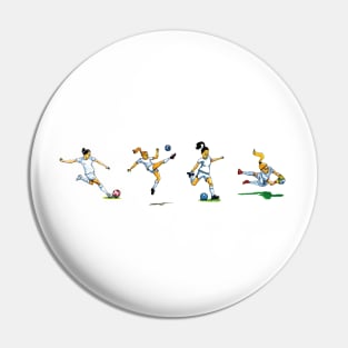 Women's football Pin