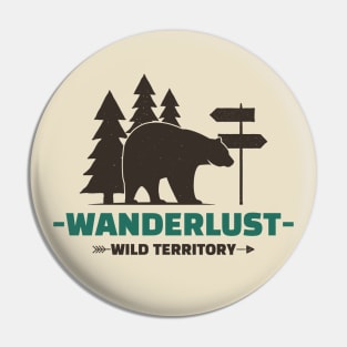 Wanderlust Wild Territory Bear Pin