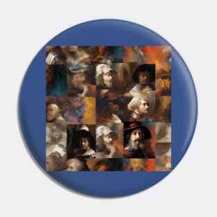 Rembrandt Paintings Mashup Pin