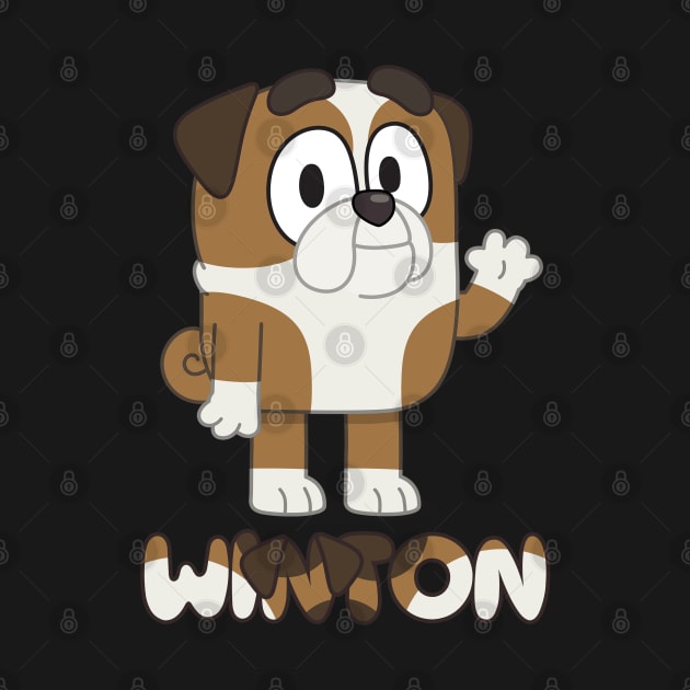 Winton is English bulldog by KOMIKRUKII