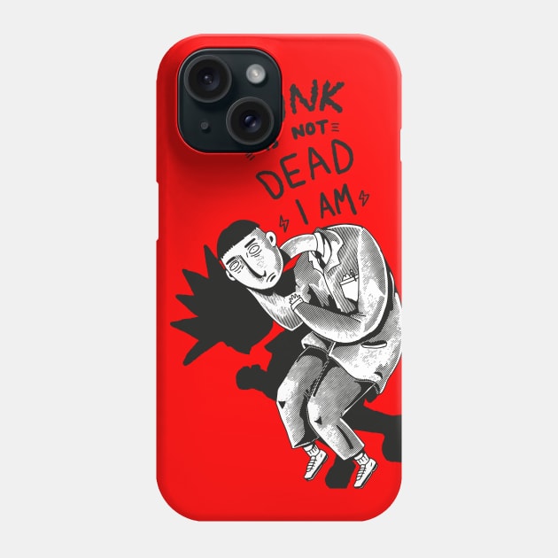 PUNK IS NOT DEAD Phone Case by gordoilustra