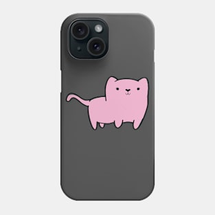 Kitty going for a stroll (pink) Phone Case