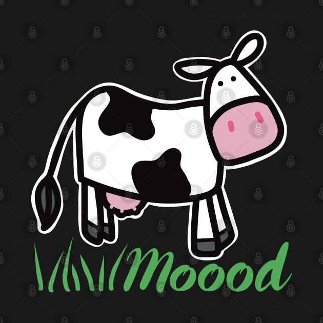 Moody Cow Moood by Punful