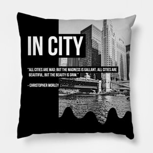 IN CITY - minimalist art Pillow