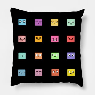 emotional squares Pillow