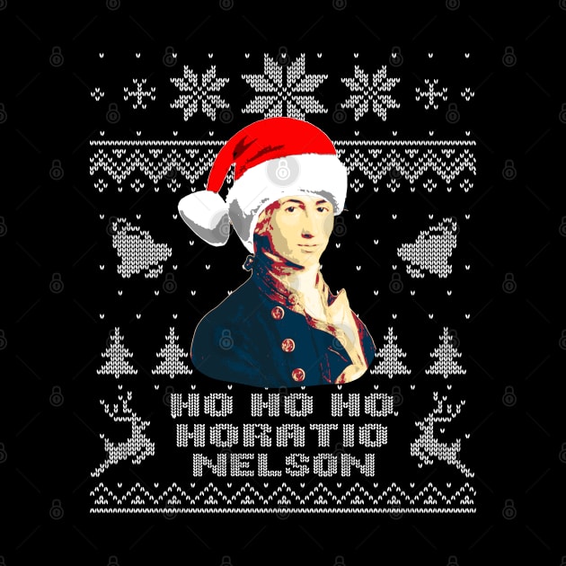 Horatio Nelson Ho Ho Ho Funny Christmas by Nerd_art