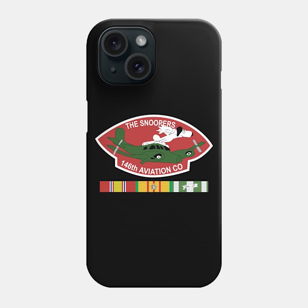 146th Aviation Company - Snoopers w VN SVC X 300 Phone Case by twix123844