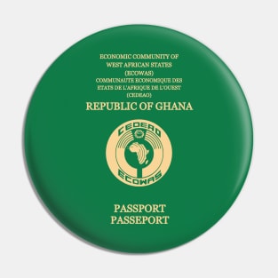 Ghana passport Pin