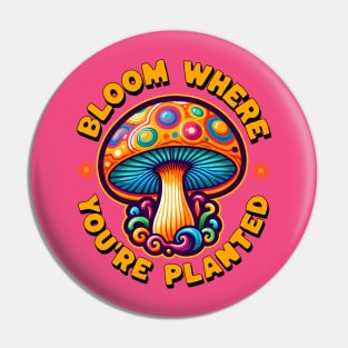 Bloom Where You're Planted Pin