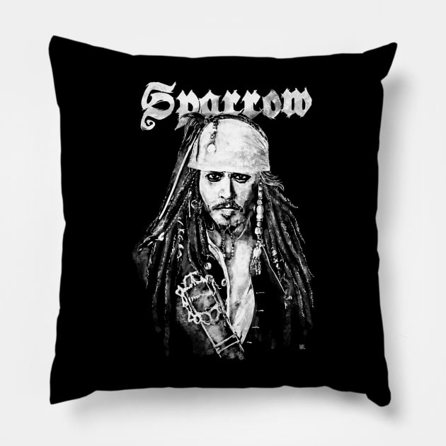 Sparrow Pillow by SlashGrafik