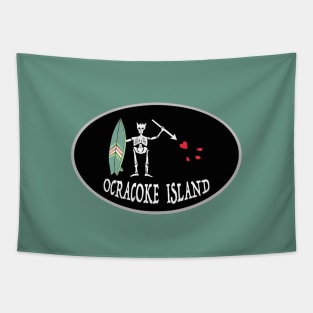 Blackbeard's Flag Surfboard Tapestry