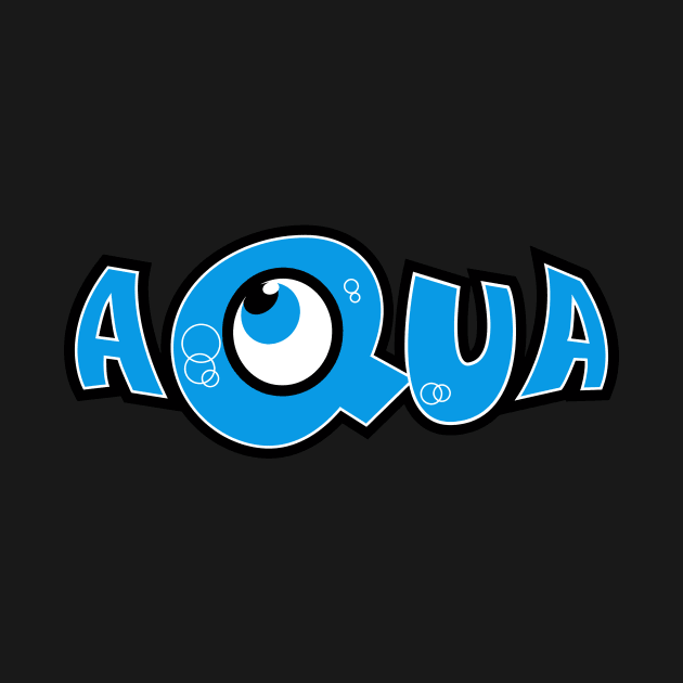 Aqua - Band Logo by RedOcelotThreads