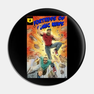 Fortress of Comic News Comic Cover Pin