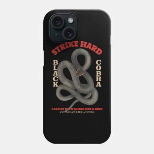 Wildlife Black Cobra Capella Phone Case