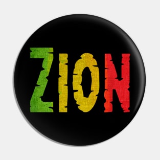 Zion, Rastafarian, Ethiopia Pin