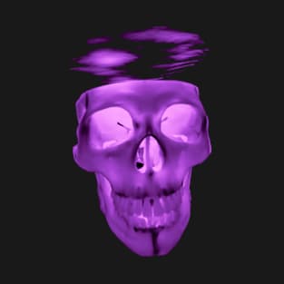 Mind Blowing Skull - Purple T-Shirt