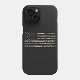 US Flag - Urban Black Phone Case