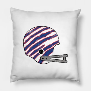 Vintage Mafia Helmet - white Pillow