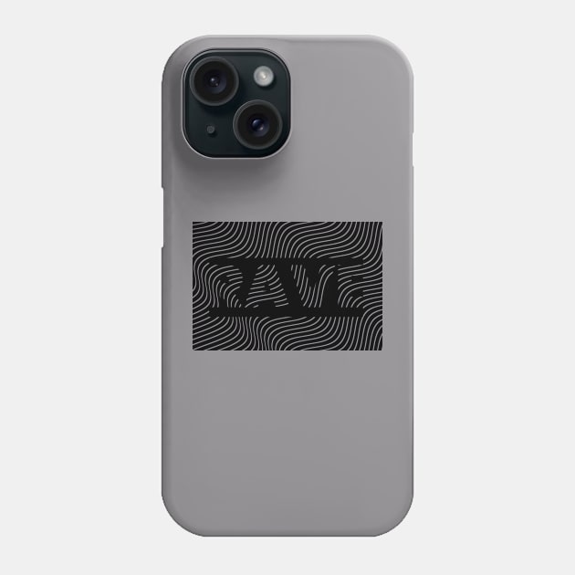 rave lines design Phone Case by lkn