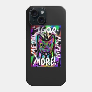 Spray Paint Cat V4 (Igor & More) Phone Case