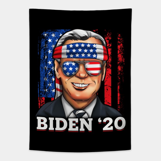 Joe Biden 2020 President Democrat Patriotic USA Tapestry by E