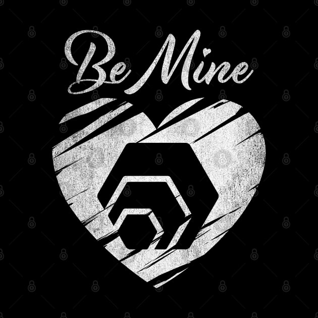 Valentine Be Mine HEX Coin To The Moon HEX Crypto Token Cryptocurrency Blockchain Wallet Birthday Gift For Men Women Kids by Thingking About