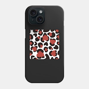 Heart Leopard Phone Case