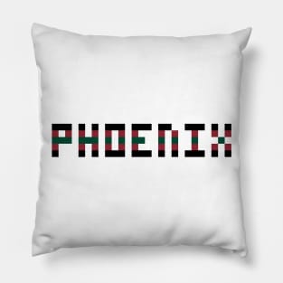 Pixel Hockey City Phoenix 2003 Retro Pillow