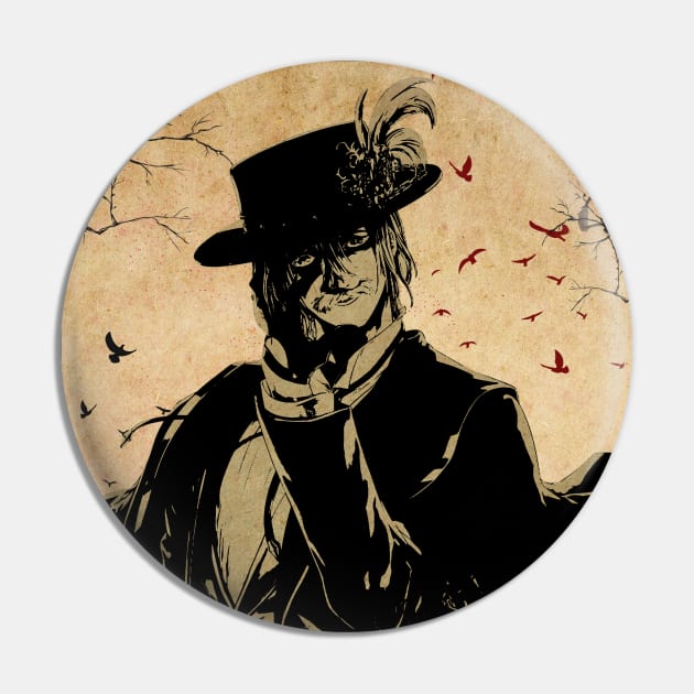 Jack the Ripper Pin by lazymost