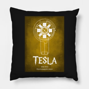 Nikola Tesla Electromagnetic Motor AC Pillow