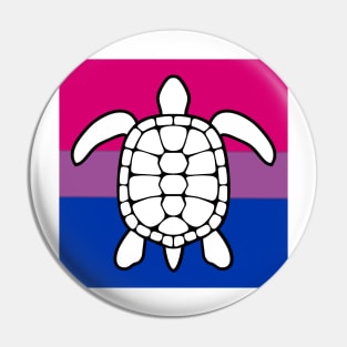 pride turtles - bi Pin