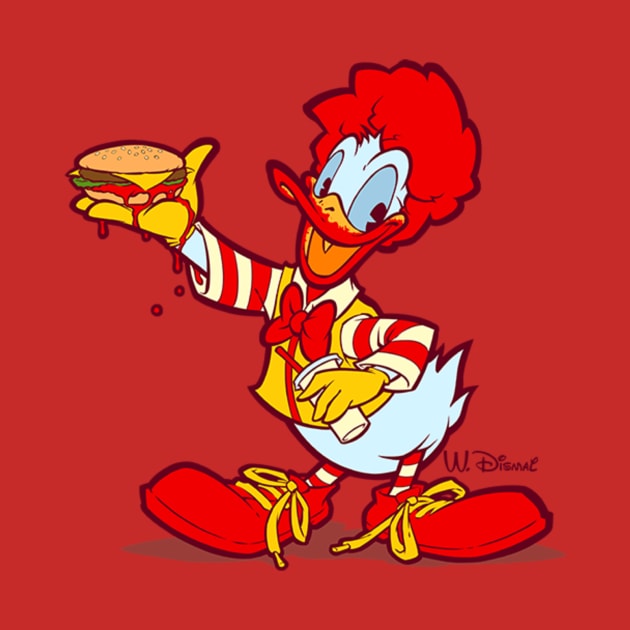 RONALD MCDONALD DUCK by beastpop