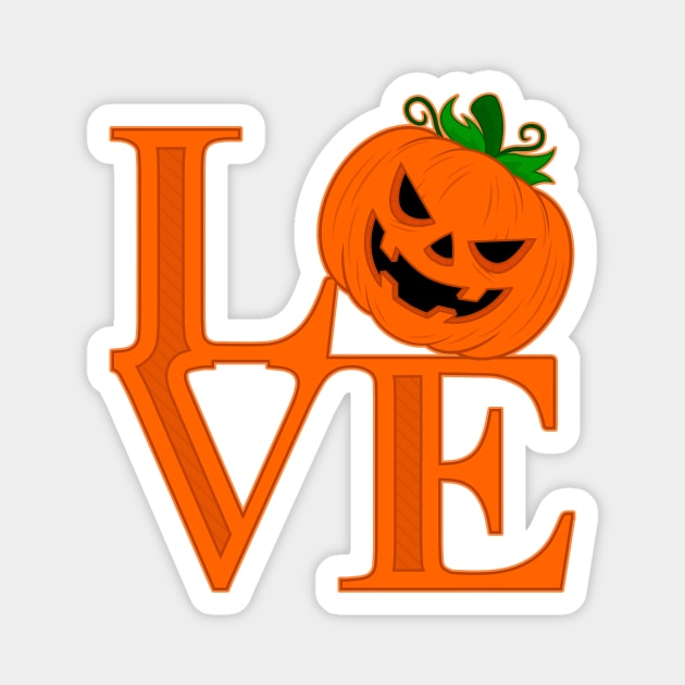 Love Halloween Magnet by Woah_Jonny