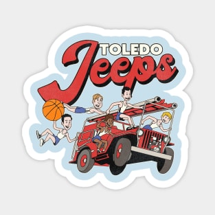 Defunct Toledo Jeeps Basketball Team Magnet