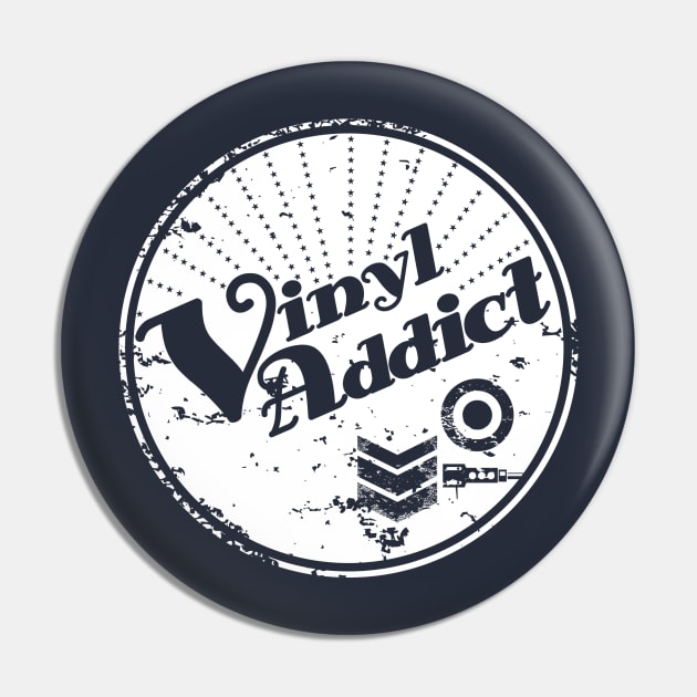 Vinyl Addict Pin by modernistdesign