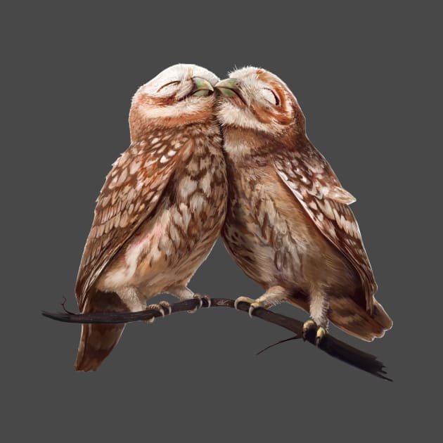 Lovely owls by kodamorkovkart
