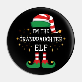 I'm The Granddaughter Elf Matching Family Christmas Pajama Pin