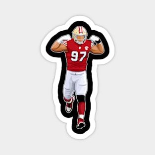 Nick Bosa #97 Power Strength Magnet