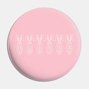 Olivia in Easter Eggs Pin