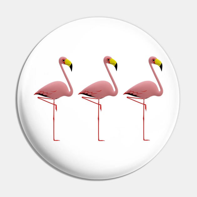 flamingo Pin by MOUKI