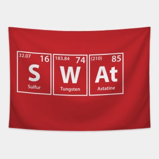 Swat (S-W-At) Periodic Elements Spelling Tapestry