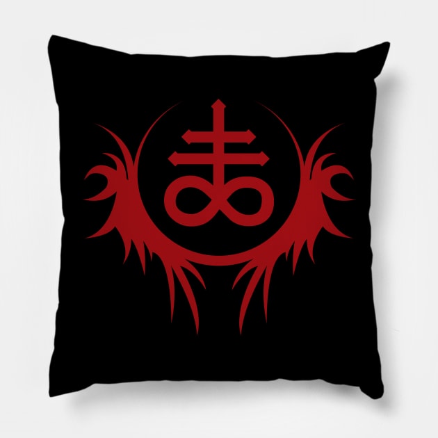 Leviathan Cross Pillow by Vault Emporium