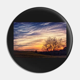 Sunset on A Painted Sky Pin