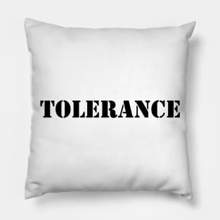 Tolerance Pillow