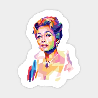 Mommie Dearest Popart Portrait Magnet