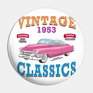 Vintage Classic Car Garage Hot Rod Novelty Gift Pin